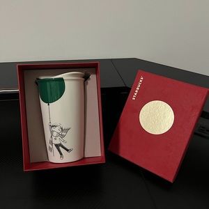 Limited edition design starbucks ceramic tumbler. Collectible item